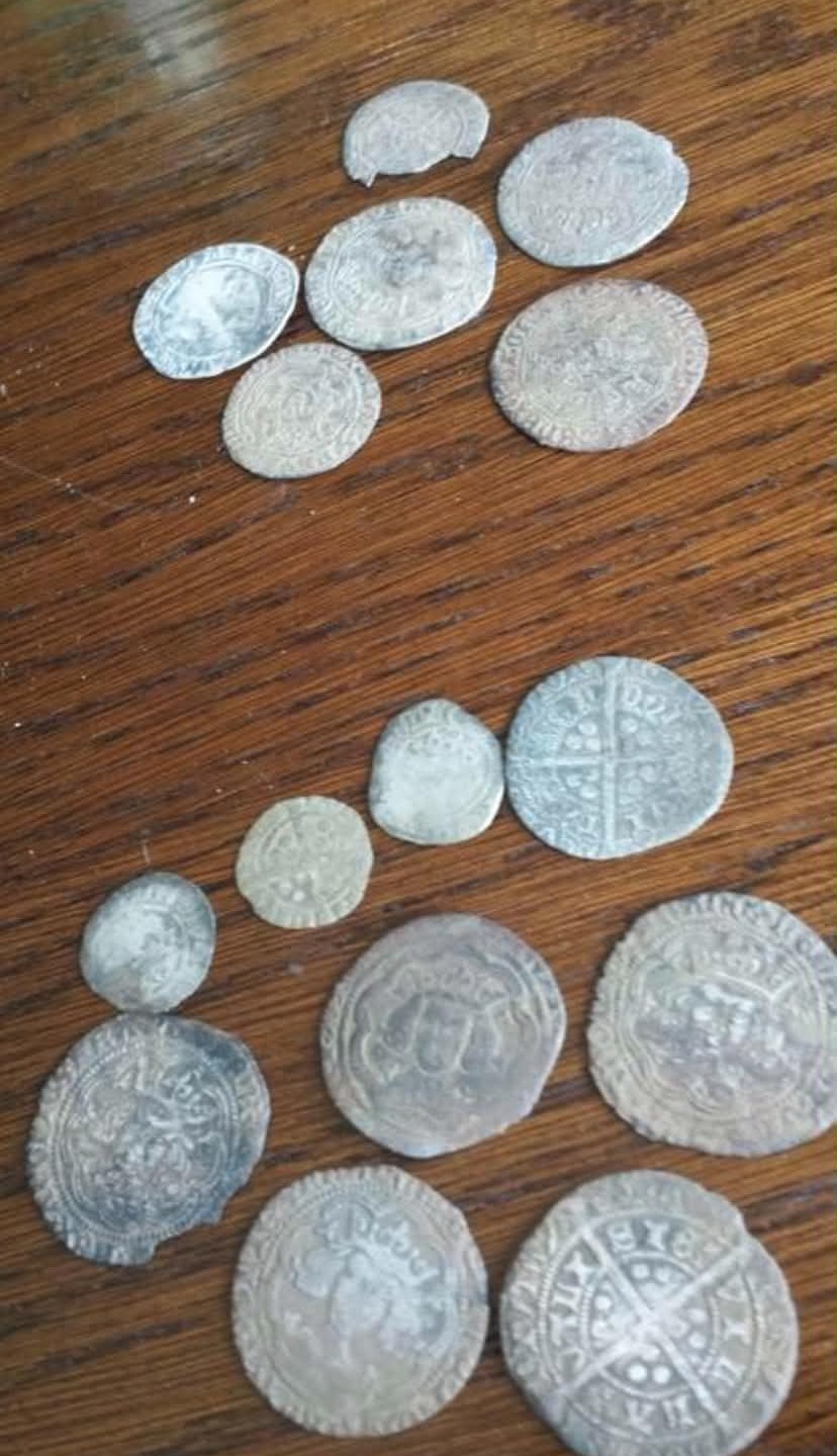 Hammered coin finds